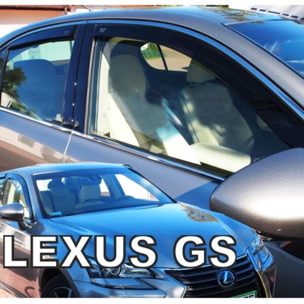 ALL IN POINT ΑΝΕΜΟΘΡΑΥΣΤΕΣ ΓΙΑ LEXUS GS IV 250 4D 2016+ ΣΕΤ ΑΥΤΟΚΙΝΗΤΟΥ ΑΠΟ ΕΥΚΑΜΠΤΟ ΦΙΜΕ ΠΛΑΣΤΙΚΟ HEKO - 4 ΤΕΜ. - AIN-140815 iluma.GR