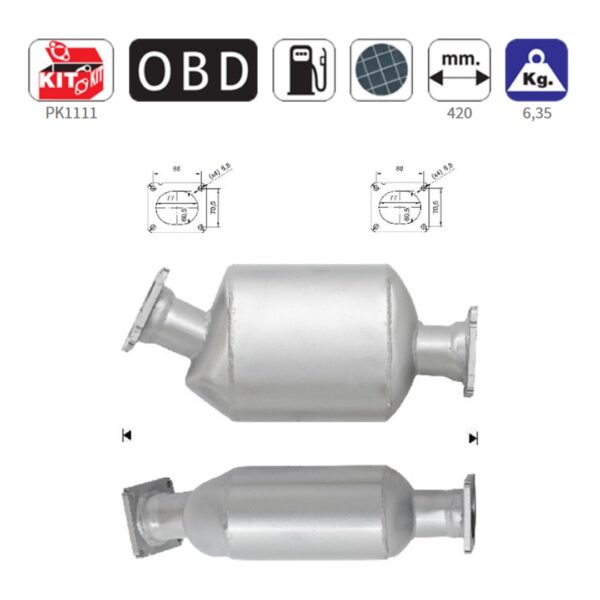 ALL IN POINT ΦΙΛΤΡΟ DPF ΣΙΛΙΚΟΝΟΥΧΟ ΚΑΡΒΙΔΙΟ SIC BMW 525TD/530D/730D/X5 2.5-3.0TD 24V M57N 2003-2008 - AIN-160901 LEFKELIS.GR
