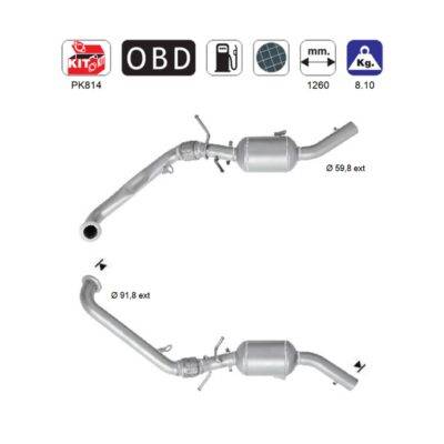ALL IN POINT ΦΙΛΤΡΟ DPF ΣΙΛΙΚΟΝΟΥΧΟ ΚΑΡΒΙΔΙΟ SIC MERCEDES A160/A180/A200 W169/W245 2.0TD 1991cc 2004-2012 - AIN-160103 LEFKELIS.GR