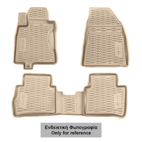 ALL IN POINT ΜΑΡΚΕ ΠΑΤΑΚΙΑ ΣΕ ΣΚΑΦΗ TPE ΛΑΣΤΙΧΟ ΓΙΑ JEEP GRAND CHEROKEE 2014-2021 ΣΕ ΜΠΕΖ ΧΡΩΜΑ NOVLINE - 4 ΤΕΜ. - AIN-159779 LEFKELIS.GR