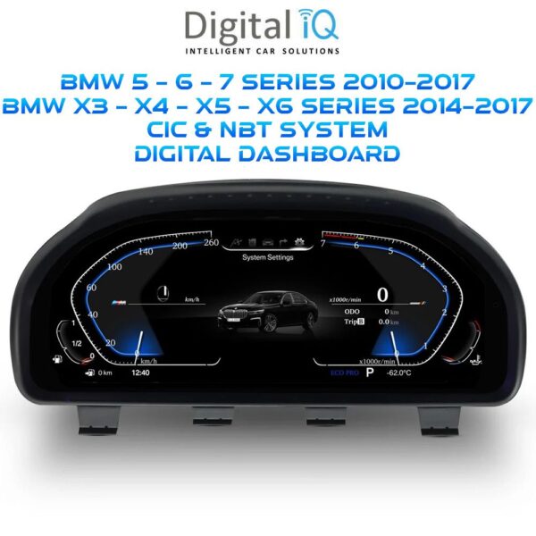 AIN-134706 - Digital iQ - DIGITAL IQ DGU 972_IC (12.3in) BMW 5 - 5 GT - 6 - 7 Series mod. 2010-2017 / X3 - X4 - X5 - X6 mod. 2014-2017 DIGITAL DASHBOARD - ALL IN POINT - LEFKELIS.GR
