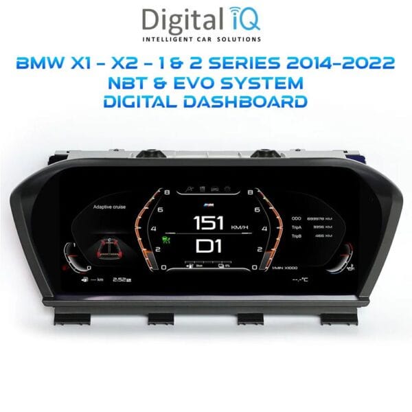 DIGITAL IQ DGU 943_IC (10in) BMW 1 & 2 Series - X1 - X2 mod. 2014-2022 DIGITAL DASHBOARD - Image 2