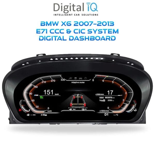 AIN-107369 - Digital iQ - DIGITAL IQ DDD 977_IC (12.3in) BMW X6 E71 mod. 2007-2013 CCC & CIC COMPATIBLE DIGITAL DASHBOARD - ALL IN POINT - LEFKELIS.GR