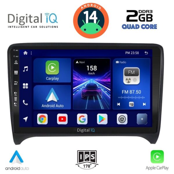 AIN-133086 - Digital iQ - DIGITAL IQ BXC 3009_CPAA (9inc) MULTIMEDIA TABLET for AUDI TT mod. 2007-2015 - ALL IN POINT - LEFKELIS.GR