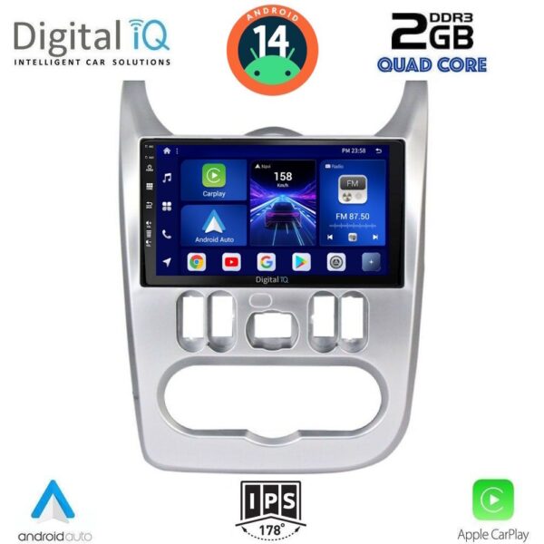 AIN-133068 - Digital iQ - DIGITAL IQ BXC 3101_CPAA (9inc) MULTIMEDIA TABLET for DACIA DUSTER – LOGAN – SANDERO mod. 2006-2012 - ALL IN POINT - LEFKELIS.GR