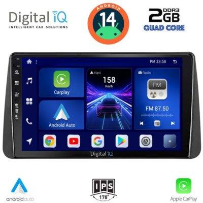 AIN-132760 - Digital iQ - DIGITAL IQ BXC 3149_CPAA DASH (9inc) MULTIMEDIA TABLET for FIAT TIPO mod. 2018-2023 - ALL IN POINT - LEFKELIS.GR