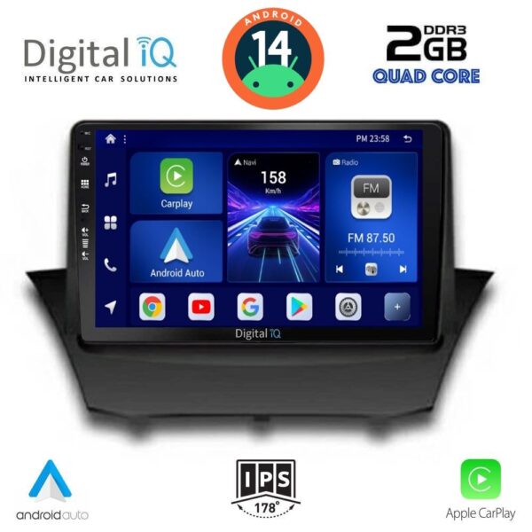 AIN-133051 - Digital iQ - DIGITAL IQ BXC 3154_CPAA (9inc) MULTIMEDIA TABLET for FORD FIESTA mod. 2008-2017 - ALL IN POINT - LEFKELIS.GR
