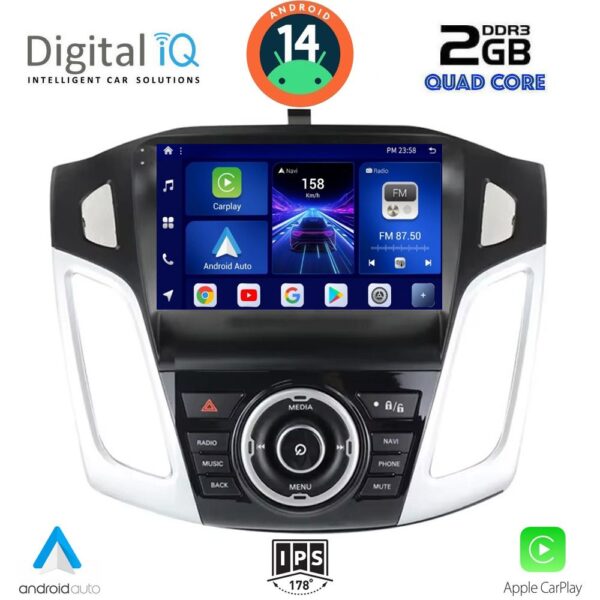 AIN-133048 - Digital iQ - DIGITAL IQ BXC 3157_CPAA (9inc) MULTIMEDIA TABLET for FORD FOCUS mod. 2011-2018 - ALL IN POINT - LEFKELIS.GR