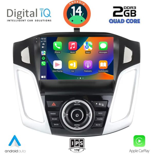 DIGITAL IQ BXC 3157_CPAA (9inc) MULTIMEDIA TABLET for FORD FOCUS mod. 2011-2018 - Image 2