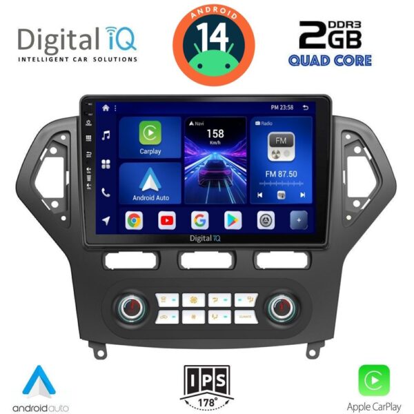 AIN-133298 - Digital iQ - DIGITAL IQ BXC 3162_CPAA CLIMA (10inc) MULTIMEDIA TABLET for FORD MONDEO mod. 2007-2011 - ALL IN POINT - LEFKELIS.GR