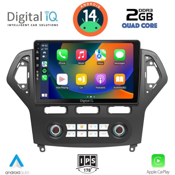 DIGITAL IQ BXC 3162_CPAA CLIMA (10inc) MULTIMEDIA TABLET for FORD MONDEO mod. 2007-2011 - Image 2
