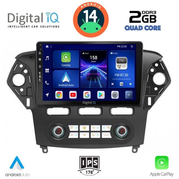 AIN-133302 - Digital iQ - DIGITAL IQ BXC 3163_CPAA CLIMA (10inc) MULTIMEDIA TABLET for FORD MONDEO mod. 2011-2013 - ALL IN POINT - LEFKELIS.GR