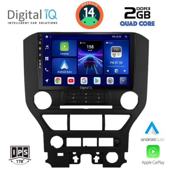 AIN-133044 - Digital iQ - DIGITAL IQ BXC 3166_CPAA (9inc) MULTIMEDIA TABLET for FORD MUSTANG mod. 2015-2020 - ALL IN POINT - LEFKELIS.GR