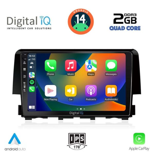 DIGITAL IQ BXC 3191_CPAA (9inc) MULTIMEDIA TABLET for HONDA CIVIC mod. 2016> - Image 2
