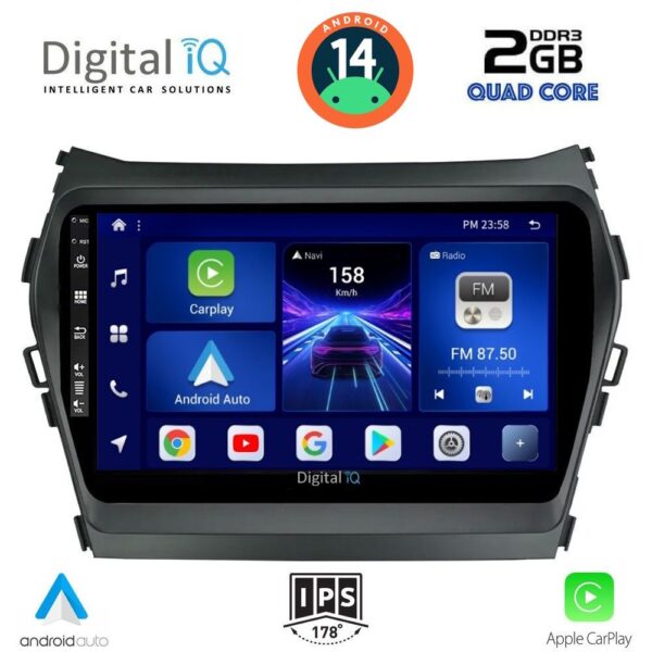 AIN-132813 - Digital iQ - DIGITAL IQ BXC 3238_CPAA (9inc) MULTIMEDIA TABLET for HYUNDAI IX45 mod. 2013-2017 - ALL IN POINT - LEFKELIS.GR