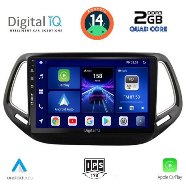 AIN-133255 - Digital iQ - DIGITAL IQ BXC 3278_CPAA (10inc) MULTIMEDIA TABLET for JEEP COMPASS mod. 2016-2021 - ALL IN POINT - LEFKELIS.GR