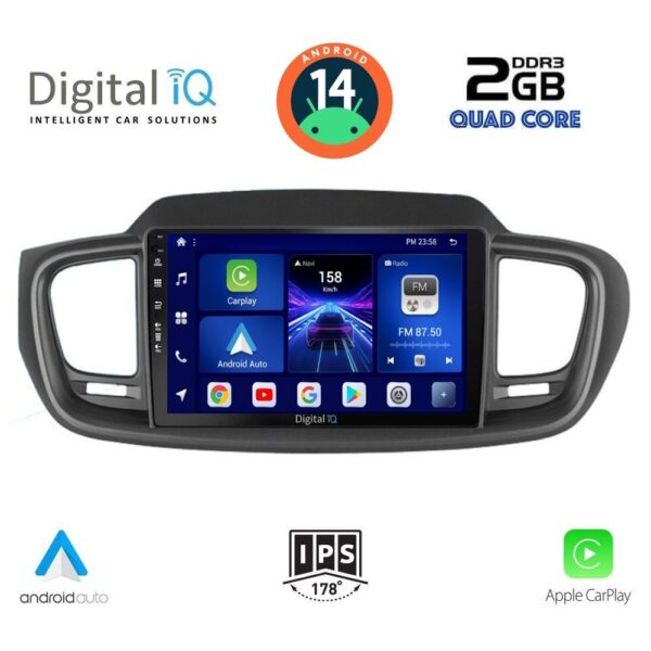 AIN-133324 - Digital iQ - DIGITAL IQ BXC 3319_CPAA (10inc) MULTIMEDIA TABLET for KIA SORENTO mod. 2014-2020 - ALL IN POINT - LEFKELIS.GR