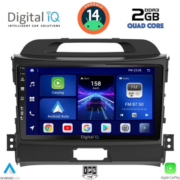 AIN-132983 - Digital iQ - DIGITAL IQ BXC 3325_CPAA (9inc) MULTIMEDIA TABLET for KIA SPORTAGE mod. 2010-2015 - ALL IN POINT - LEFKELIS.GR