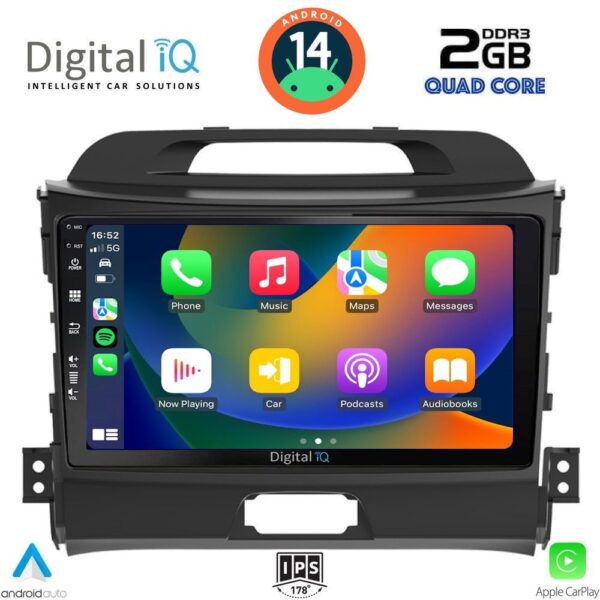 DIGITAL IQ BXC 3325_CPAA (9inc) MULTIMEDIA TABLET for KIA SPORTAGE mod. 2010-2015 - Image 2