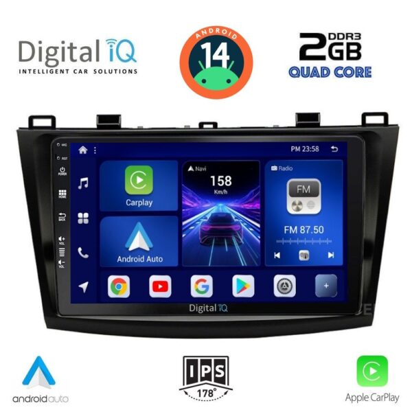 AIN-132974 - Digital iQ - DIGITAL IQ BXC 3366_CPAA (9inc) MULTIMEDIA TABLET for MAZDA 3 mod. 2009-2014 - ALL IN POINT - LEFKELIS.GR