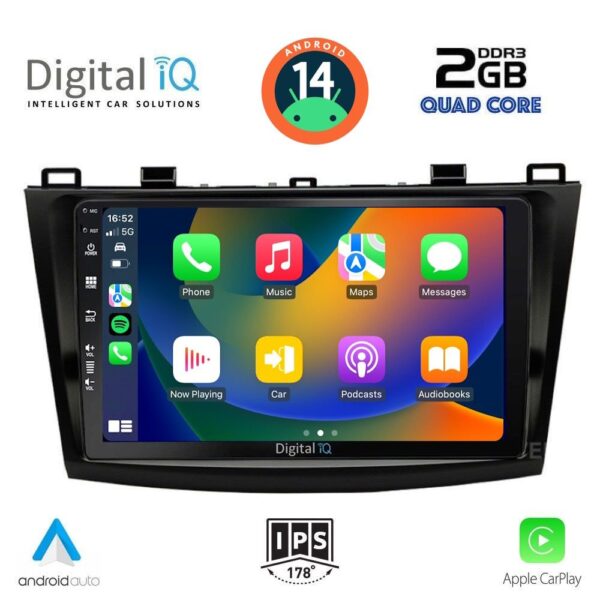 DIGITAL IQ BXC 3366_CPAA (9inc) MULTIMEDIA TABLET for MAZDA 3 mod. 2009-2014 - Image 2