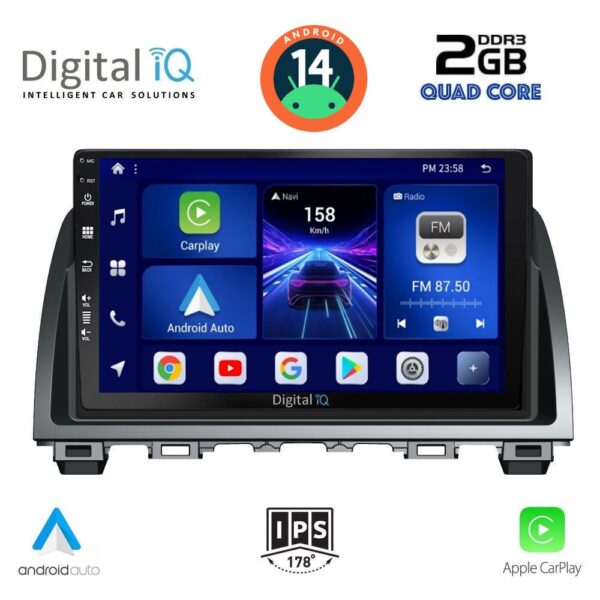 AIN-132968 - Digital iQ - DIGITAL IQ BXC 3378_CPAA (9inc) MULTIMEDIA TABLET for MAZDA 6 mod. 2012-2017 - ALL IN POINT - LEFKELIS.GR