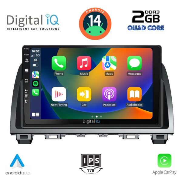 DIGITAL IQ BXC 3378_CPAA (9inc) MULTIMEDIA TABLET for MAZDA 6 mod. 2012-2017 - Image 2
