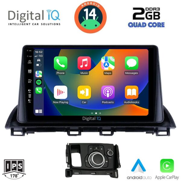 DIGITAL IQ BXC 3386_CPAA (9inc) MULTIMEDIA TABLET for MAZDA CX4 mod. 2014> - Image 2