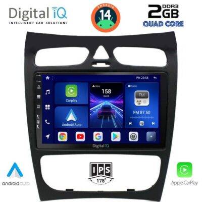 AIN-132811 - Digital iQ - DIGITAL IQ BXC 3406_CPAA (9inc) MULTIMEDIA TABLET for MERCEDES CLK (W209) mod. 2000-2004 - ALL IN POINT - LEFKELIS.GR