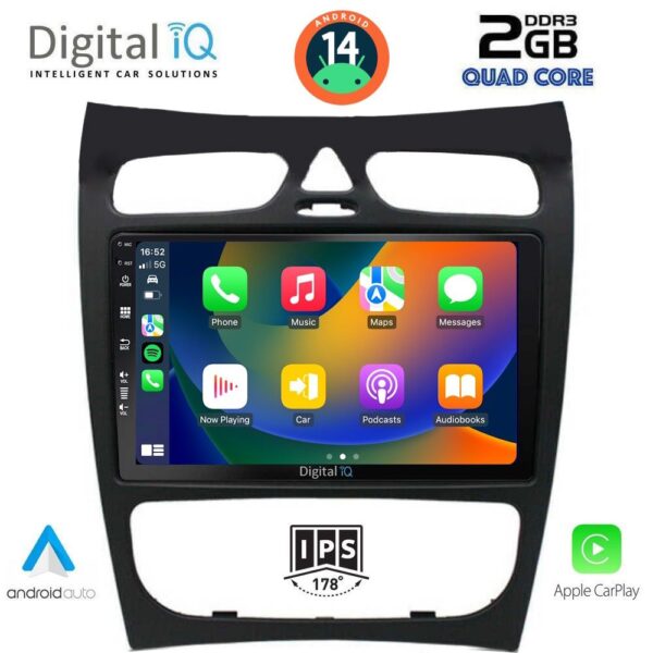 DIGITAL IQ BXC 3406_CPAA (9inc) MULTIMEDIA TABLET for MERCEDES CLK (W209) mod. 2000-2004 - Image 2