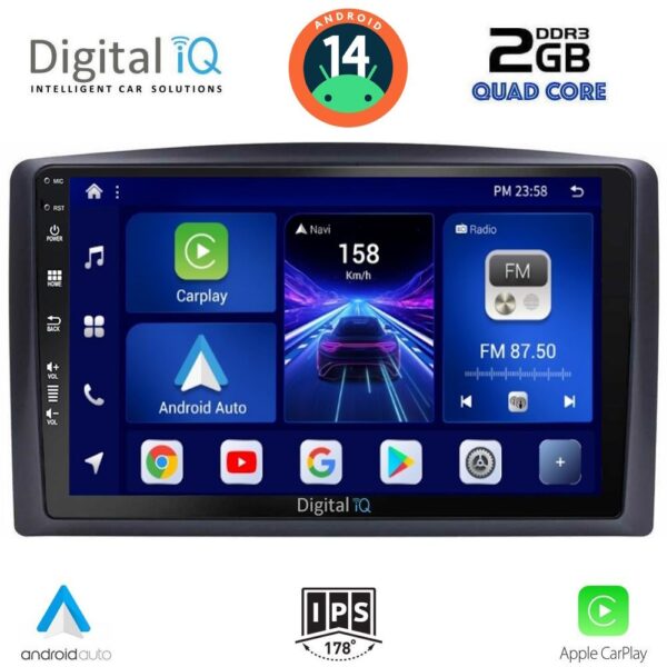 AIN-133224 - Digital iQ - DIGITAL IQ BXC 3421_CPAA (10inc) MULTIMEDIA TABLET for MERCEDES VITO – VIANO (W447) mod. 2015-2022 - ALL IN POINT - LEFKELIS.GR