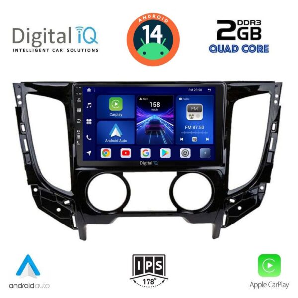 AIN-132946 - Digital iQ - DIGITAL IQ BXC 3437_CPAA A/C (9inc) MULTIMEDIA TABLET for MITSUBISHI L200 mod. 2015> με A/C - ALL IN POINT - LEFKELIS.GR