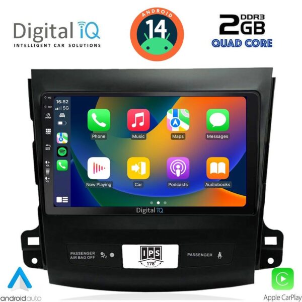 DIGITAL IQ BXC 3442_CPAA (9inc) MULTIMEDIA TABLET for CITROEN C-CROSSER | MITSUBISHI OUTLANDER | PEUGEOT 4007 mod. 2006-2012 - Image 2