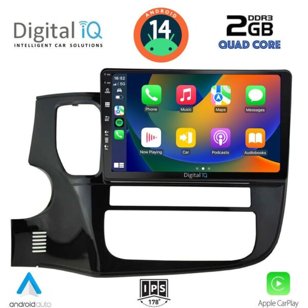 DIGITAL IQ BXC 3443_CPAA (9inc) MULTIMEDIA TABLET for MITSUBISHI OUTLANDER mod. 2013-2020 - Image 2