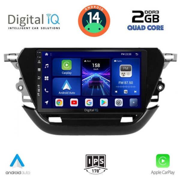 AIN-132804 - Digital iQ - DIGITAL IQ BXC 3487_CPAA (9inc) MULTIMEDIA TABLET for OPEL CORSA F mod. 2021> - ALL IN POINT - LEFKELIS.GR