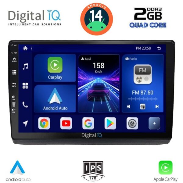 AIN-133221 - Digital iQ - DIGITAL IQ BXC 3558_CPAA (10inc) MULTIMEDIA TABLET for OPEL VIVARO – RENAULT TRAFIC - NISSAN PRIMASTAR mod. 2004-2015 - ALL IN POINT - LEFKELIS.GR