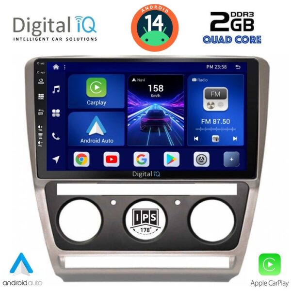 AIN-133294 - Digital iQ - DIGITAL IQ BXC 3595_CPAA (10inc) MULTIMEDIA TABLET for SKODA OCTAVIA 5 mod. 2005-2013 - ALL IN POINT - LEFKELIS.GR