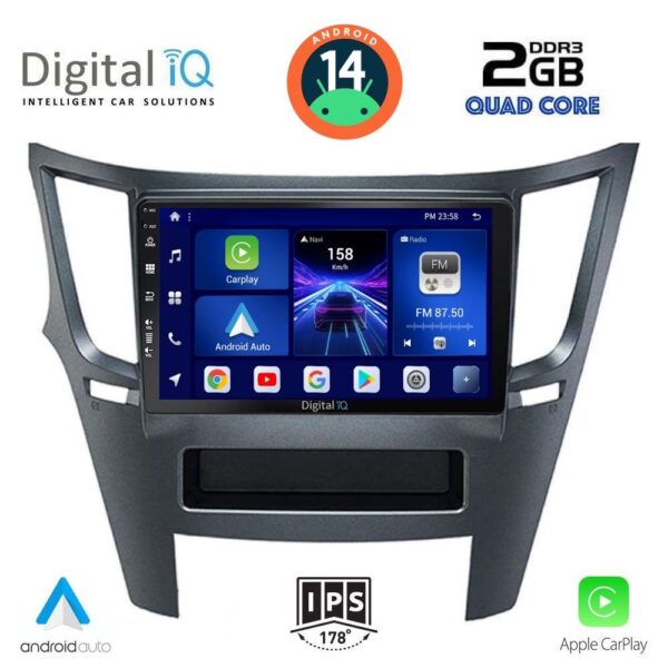 AIN-132896 - Digital iQ - DIGITAL IQ BXC 3667_CPAA (9inc) MULTIMEDIA TABLET for SUBARU LEGACY – OUTBACK mod. 2009-2014 - ALL IN POINT - LEFKELIS.GR