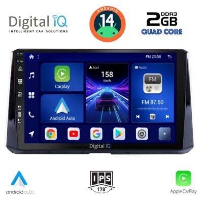 AIN-133281 - Digital iQ - DIGITAL IQ BXC 3716_CPAA (10inc) MULTIMEDIA TABLET for TOYOTA COROLLA mod. 2019> - ALL IN POINT - LEFKELIS.GR