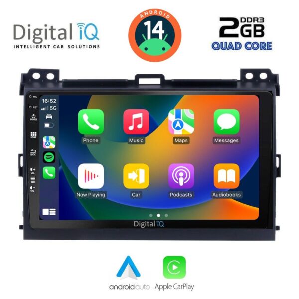 DIGITAL IQ BXC 3723_CPAA (9inc) MULTIMEDIA TABLET for TOYOTA LANDCRUISER mod. 2002-2008 - Image 2