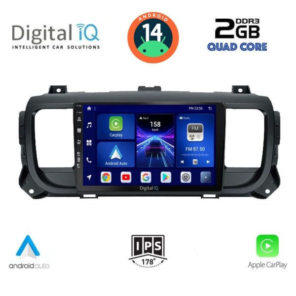 AIN-132854 - Digital iQ - DIGITAL IQ BXC 3729_CPAA (9inc) MULTIMEDIA TABLET for CITROEN JUMPY-SPACETOURER – PEUGEOT EXPERT-TRAVELLER – TOYOTA PROACE mod.2016> - ALL IN POINT - LEFKELIS.GR