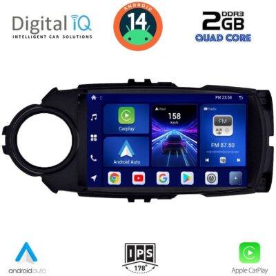 AIN-132724 - Digital iQ - DIGITAL IQ BXC 3737FL_CPAA (9inc) MULTIMEDIA TABLET for TOYOTA YARIS mod. 2015-2020 - ALL IN POINT - LEFKELIS.GR