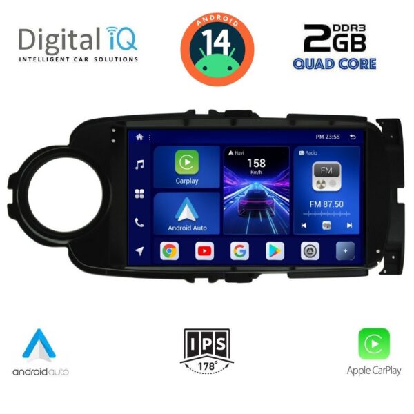 AIN-132870 - Digital iQ - DIGITAL IQ BXC 3737_CPAA (9inc) MULTIMEDIA TABLET for TOYOTA YARIS mod. 2011-2015 - ALL IN POINT - LEFKELIS.GR