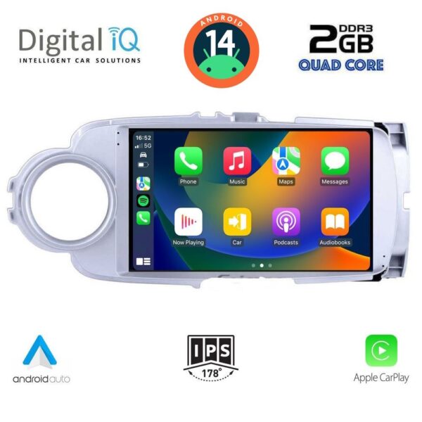 DIGITAL IQ BXC 3737_CPAA (9inc) MULTIMEDIA TABLET for TOYOTA YARIS mod. 2011-2015 - Image 2