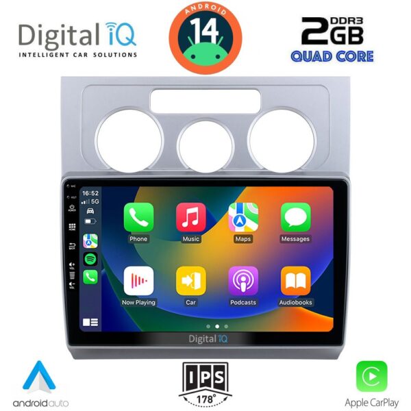 DIGITAL IQ BXC 3767_CPAA A/C (10inc) MULTIMEDIA TABLET for VW TOURAN mod. 2003-2010 - Image 2