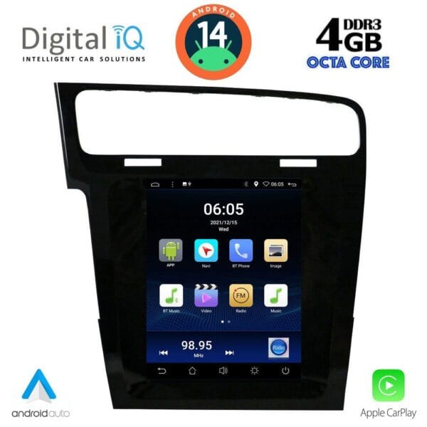 AIN-128777 - Digital iQ - DIGITAL IQ BXF 6985_CPAA TESLA STYLE  for VW GOLF 7 mod. 2013> - ALL IN POINT - LEFKELIS.GR