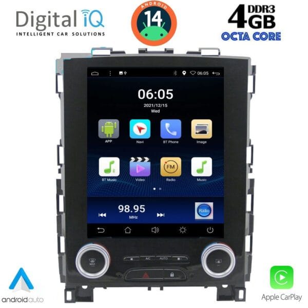 AIN-128782 - Digital iQ - DIGITAL IQ BXF 6998_CPAA TESLA STYLE  for RENAULT KOLEOS - MEGANE 4 mod. 2016> - ALL IN POINT - LEFKELIS.GR
