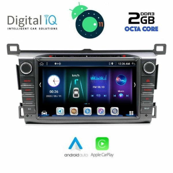 AIN-53468 - Digital iQ - DIGITAL IQ BXE 524_CPA (8'' DVD) MULTIMEDIA SYSTEM for TOYOTA RAV 4 mod. 2013-2019 - ALL IN POINT - LEFKELIS.GR
