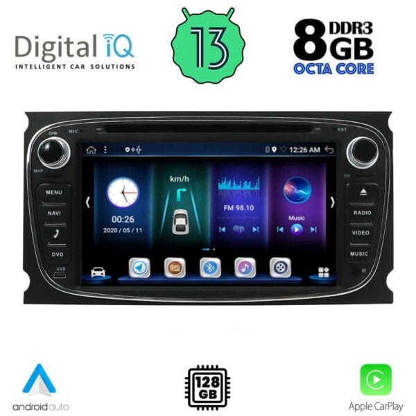 AIN-75667 - Digital iQ - DIGITAL IQ BXE 803_CPA (7" DVD) MULTIMEDIA SYSTEM for FORD mod. 2007-2011 - ALL IN POINT - LEFKELIS.GR