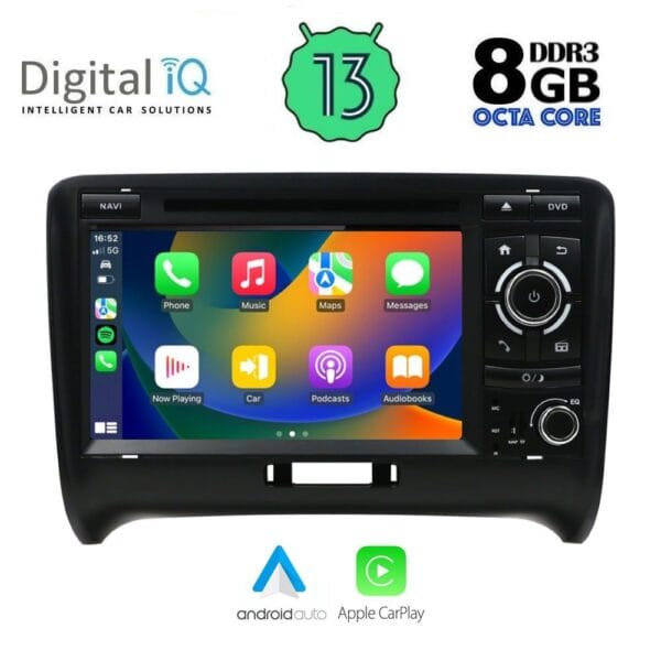 DIGITAL IQ BXE 878_CPA (7" DVD) MULTIMEDIA SYSTEM for AUDI ΤΤ mod. 2007-2015 - Image 2